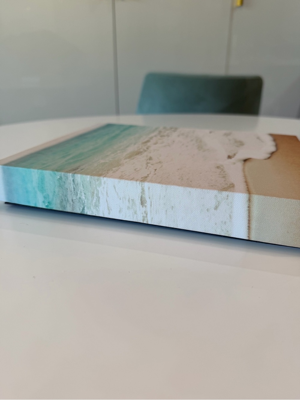 Oceanscape wrapped canvas wall art - Picture 2 of 3